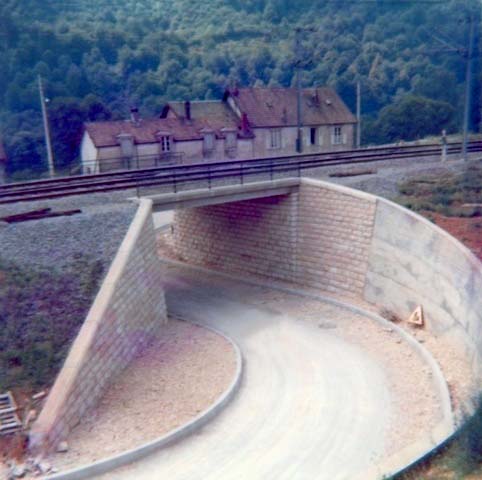 [Construction du souterrain en 1972]